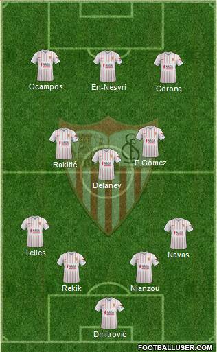 Sevilla F.C., S.A.D. football formation