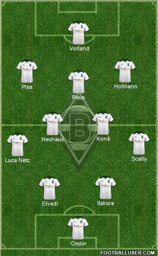 Borussia Mönchengladbach football formation