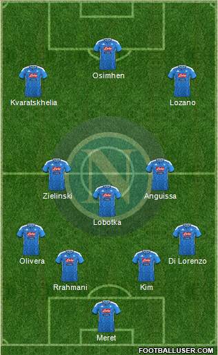 Napoli football formation