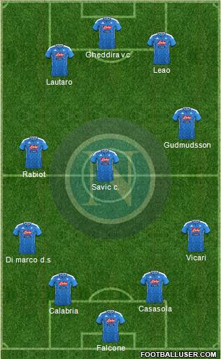 Napoli football formation