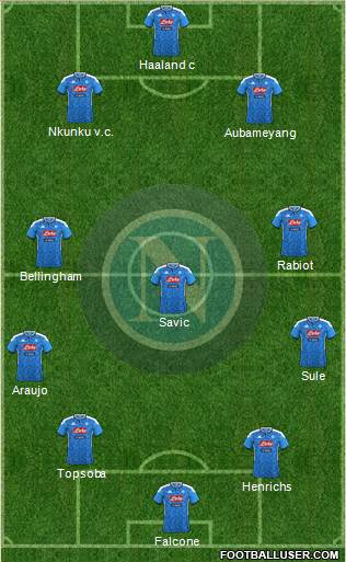 Napoli football formation