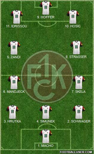 1.FC Kaiserslautern football formation