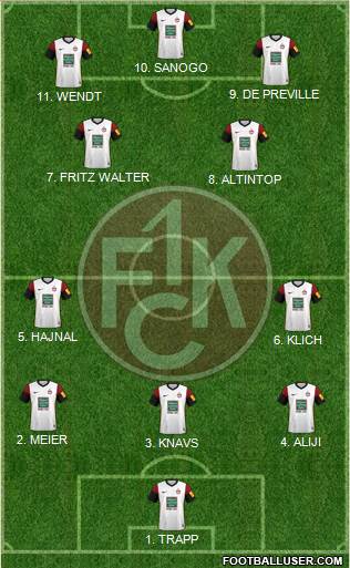 1.FC Kaiserslautern Formation 2023