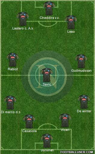 Napoli football formation