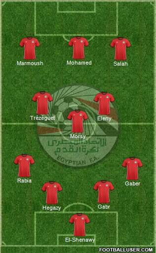 Egypt football formation