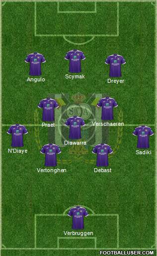 RSC Anderlecht Formation 2023
