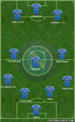 Napoli football formation