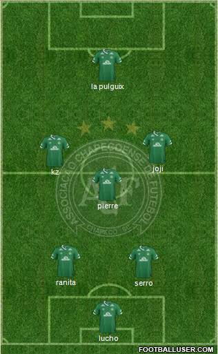 A Chapecoense F football formation