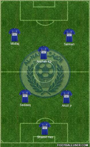 Al-Nassr (UAE) Formation 2023