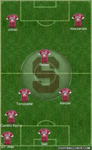 CD Saprissa football formation