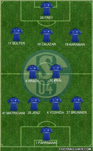 FC Schalke 04 football formation