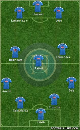 Napoli football formation