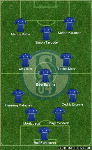 FC Schalke 04 football formation