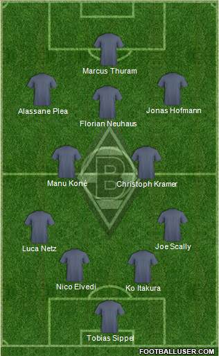 Borussia Mönchengladbach football formation