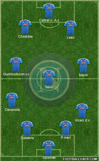 Napoli football formation