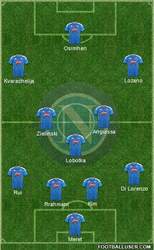 Napoli football formation