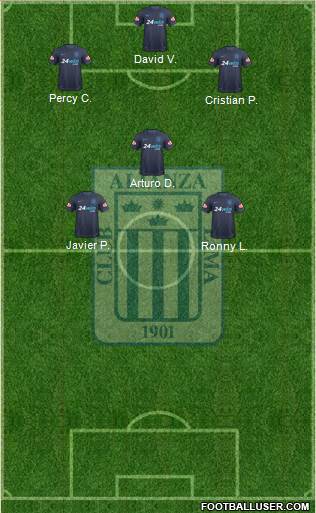 C Alianza Lima Formation 2023