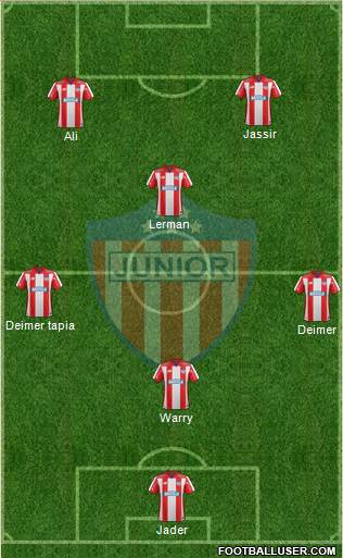 CPD Junior 4-3-3 football formation