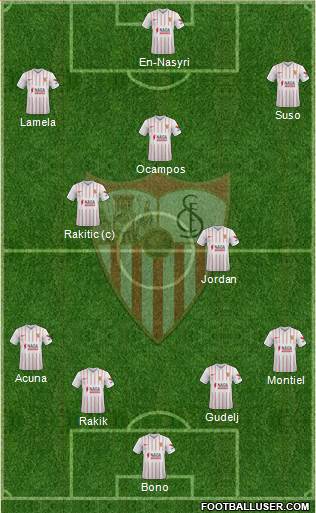 Sevilla F.C., S.A.D. football formation