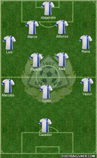 Finland football formation