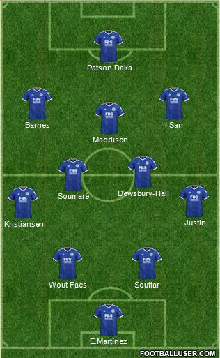 Leicester City football formation