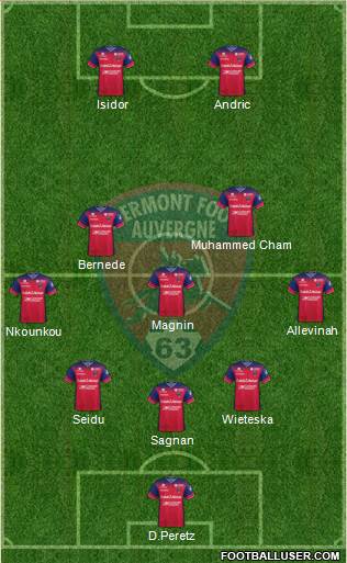 Clermont Foot Auvergne 63 Formation 2023