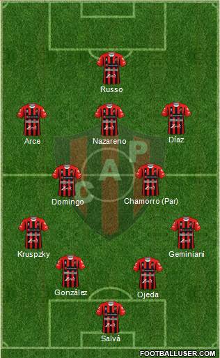 Patronato de Paraná football formation