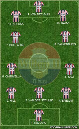 Willem II football formation