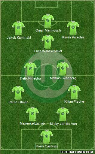 VfL Wolfsburg football formation