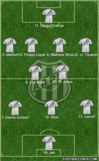 AA Ponte Preta Formation 2023