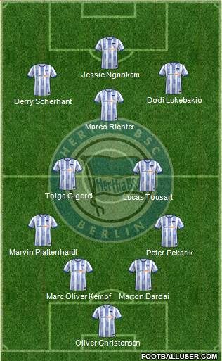 Hertha BSC Berlin football formation