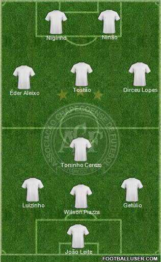 A Chapecoense F football formation