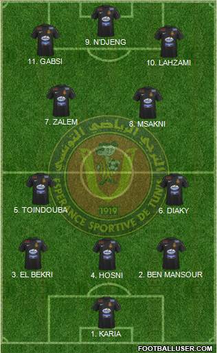 Espérance Sportive de Tunis football formation