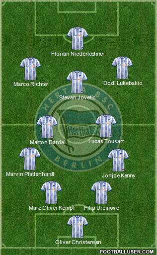 Hertha BSC Berlin football formation