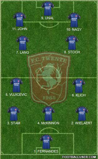 FC Twente football formation