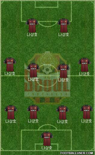 FC Seoul football formation