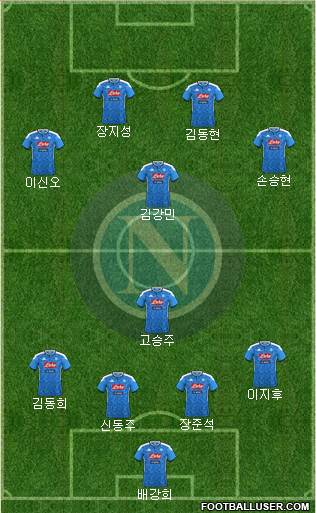 Napoli football formation