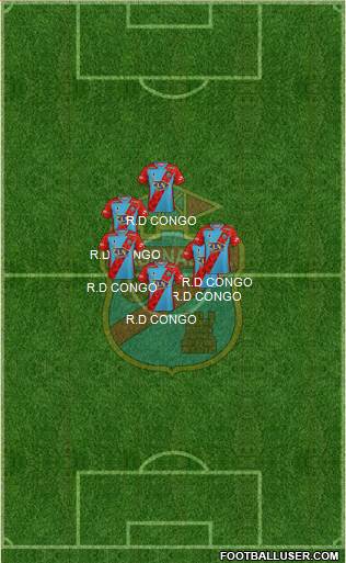 Arsenal de Sarandí 4-1-4-1 football formation