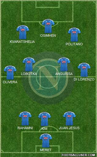 Napoli football formation