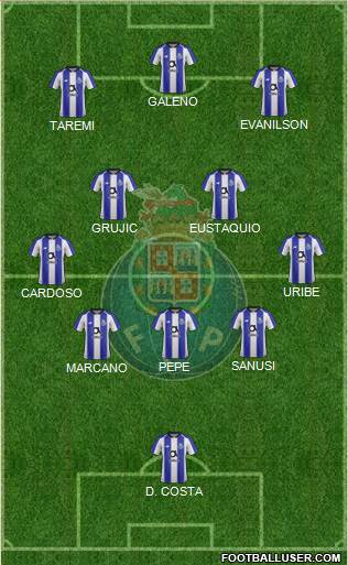 Futebol Clube do Porto - SAD football formation