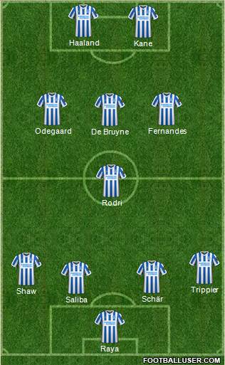 Brighton and Hove Albion Formation 2023
