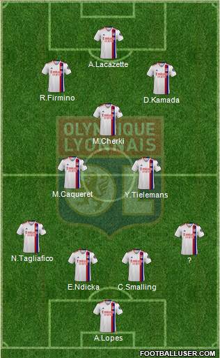 Olympique Lyonnais football formation