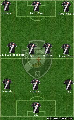 CR Vasco da Gama football formation