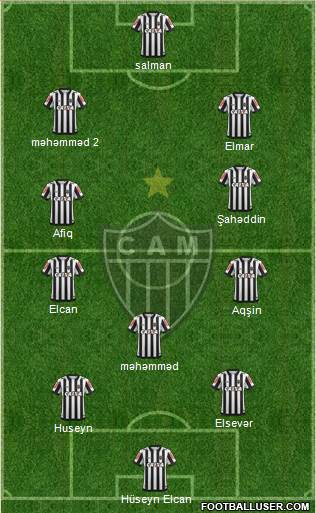 C Atlético Mineiro football formation