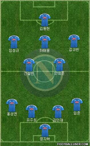 Napoli football formation