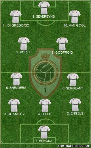 R Antwerp FC Formation 2023