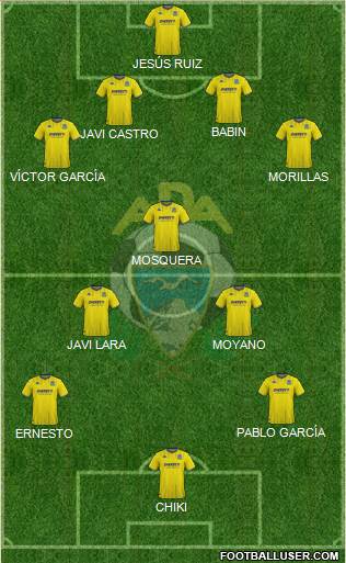 A.D. Alcorcón football formation