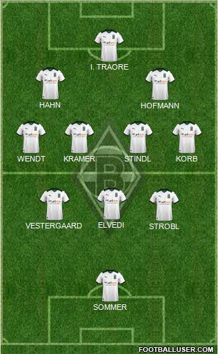 Borussia Mönchengladbach football formation