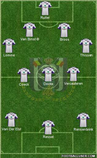 RSC Anderlecht Formation 2023