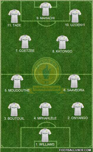 Mamelodi Sundowns football formation